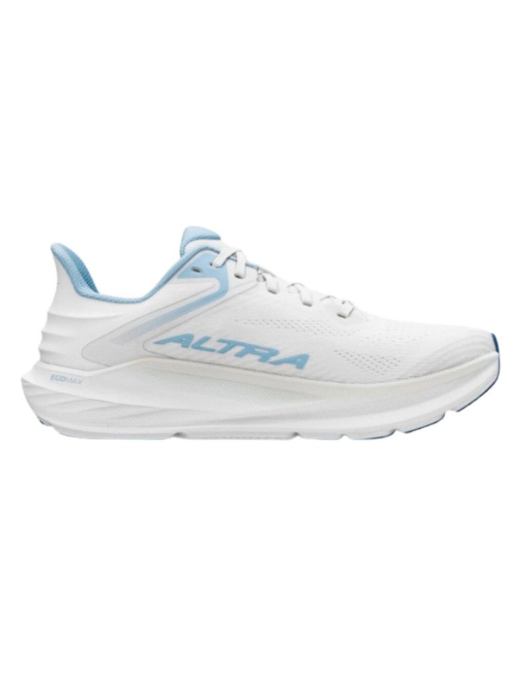 ALTRA Women's Torin 8 White/Light Blue Running Shoes Balanced Cushioning
